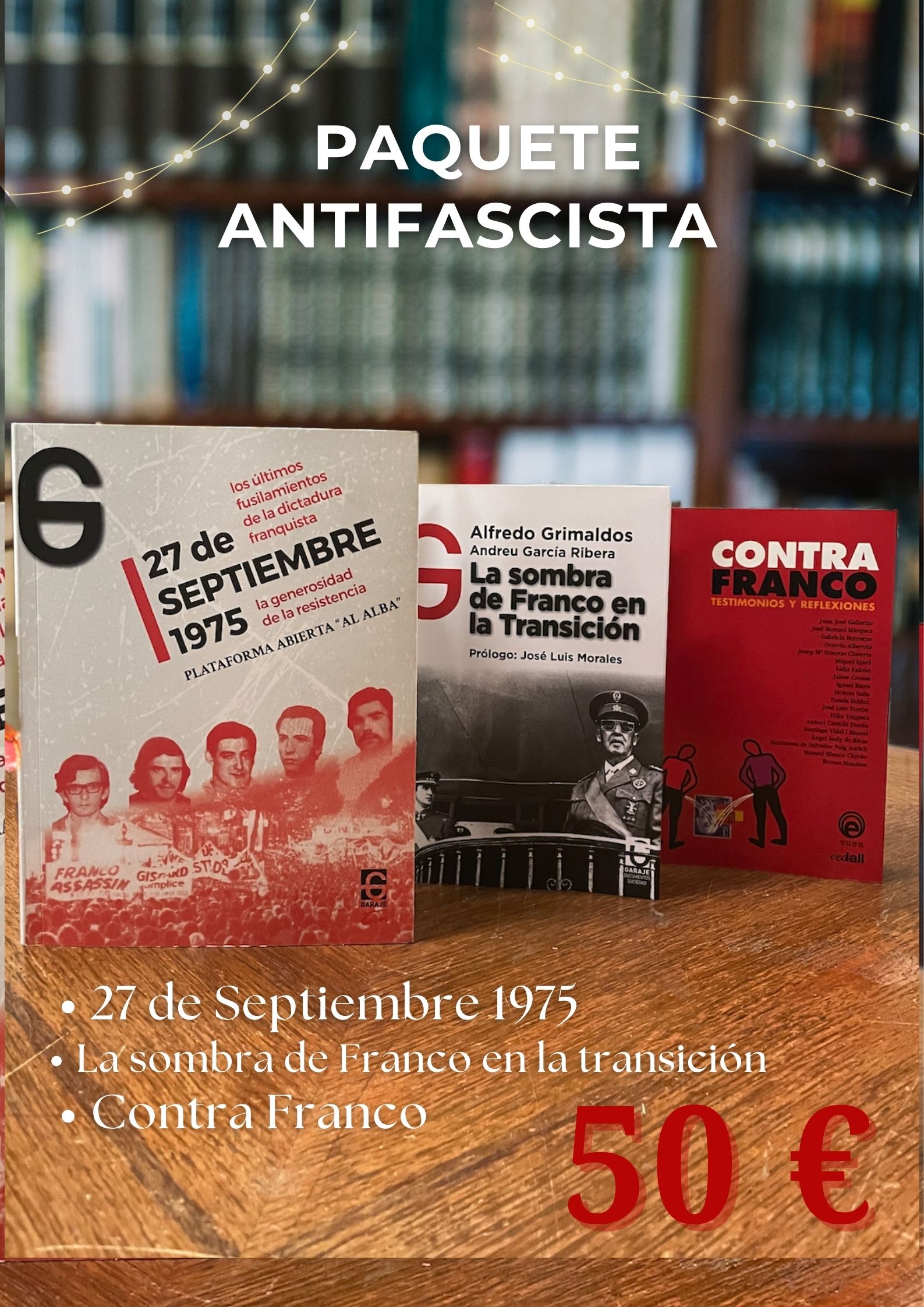 <b>Paquete antifascista</b><br />varios autores