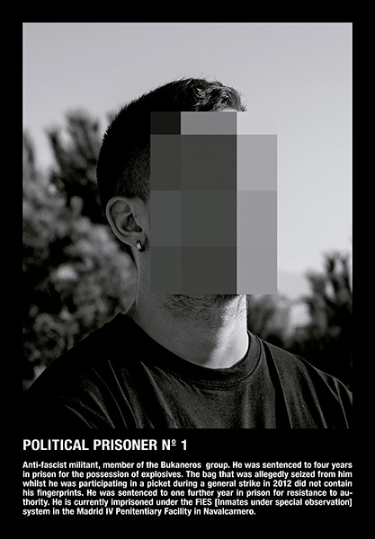 <b> Magazine: POLITICAL PRISONERS IN CONTEMPORARY SPAIN</b> <br /> editada en inglés. Santiago Sierra