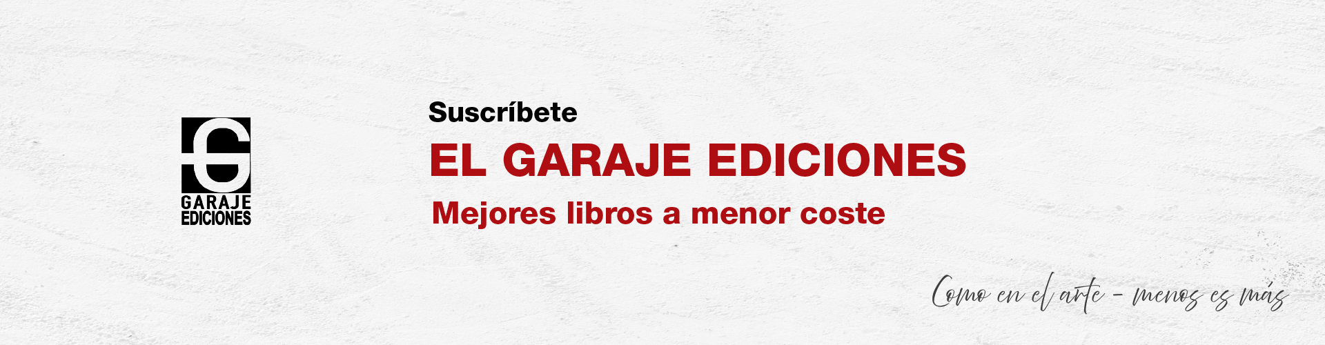 Suscríbete menos es más